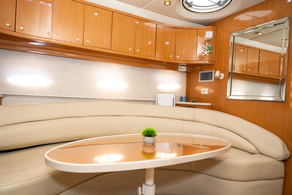 The Superyacht charter interior