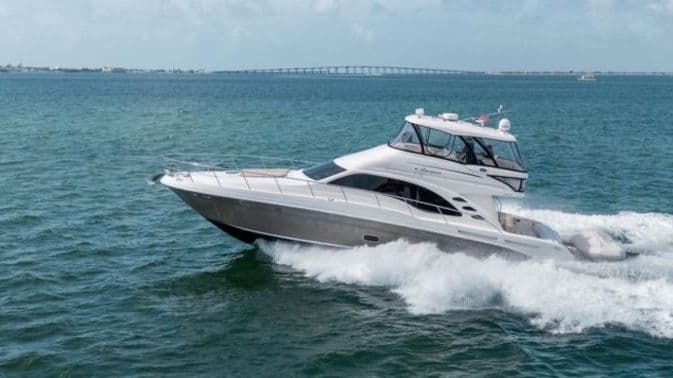 60' Flybridge charter yacht